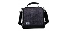 Lunch Bag Isotherme Bleu Foncé et Noir 8 L