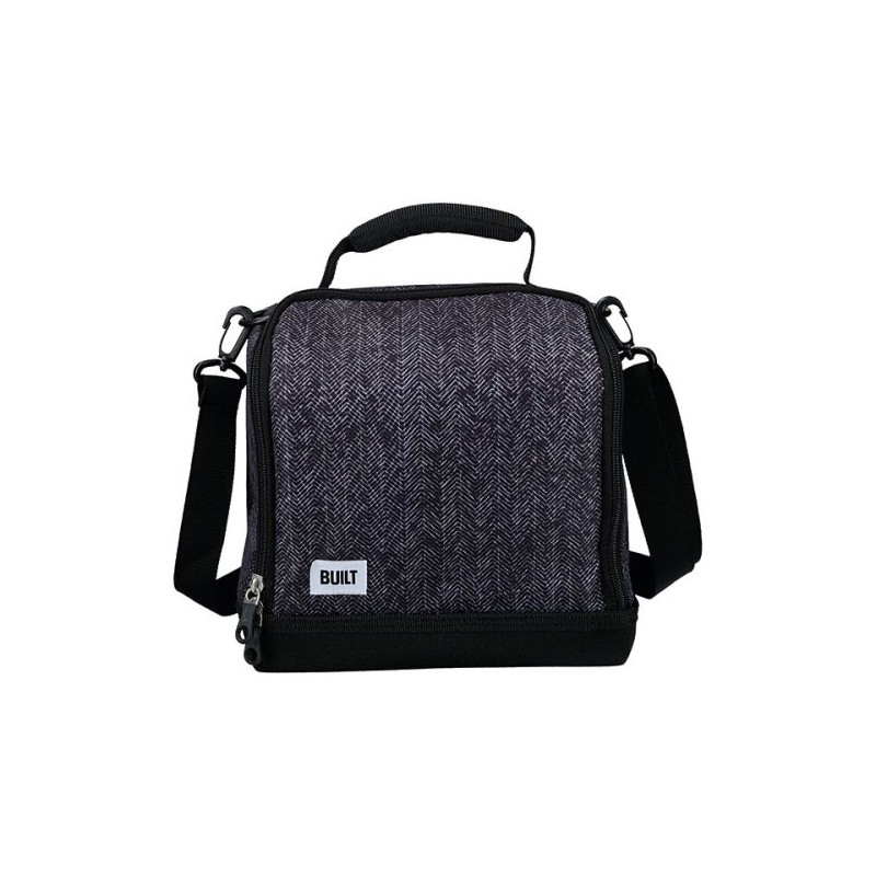 Lunch Bag Isotherme Bleu Foncé et Noir 8 L - Built