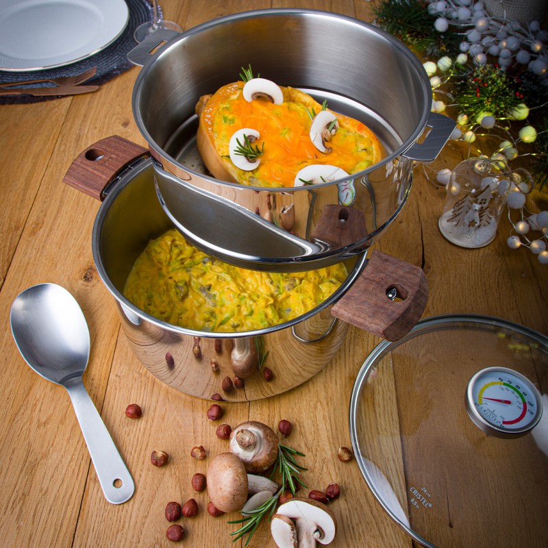 Cuillère de Service Inox Brossé 25 cm - Cristel