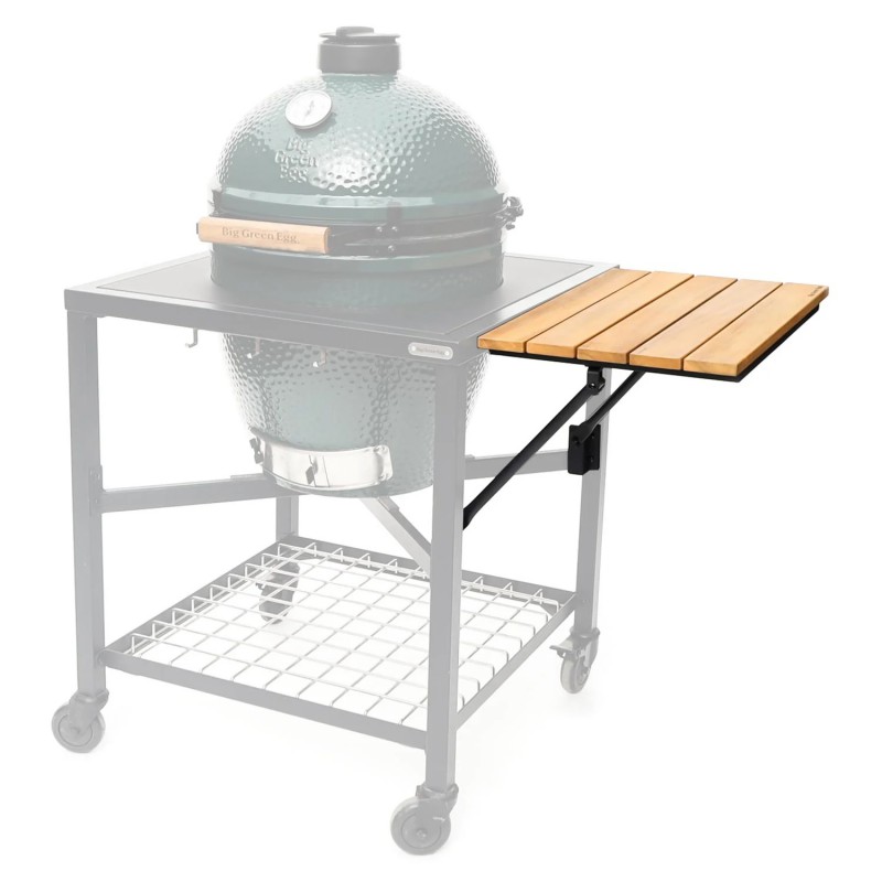 Table Modulaire Tablette Latérale en Bois d'Acacia - Big Green Egg