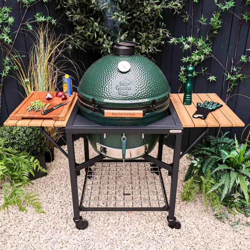 Table Modulaire Tablette Latérale en Bois d'Acacia - Big Green Egg