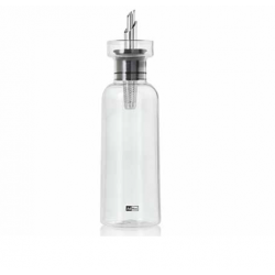 AromaPour Glazen Fles Olie of Azijn RVS Schenktuit 300 ml - Ad Hoc AromaPour Glazen Fles Olie of Azijn RVS Schenktuit 300 ml - Ad Hoc