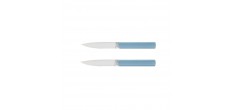9.47 Coffret Couteaux de Table Bleu Céladon 2 pcs