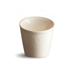 Pot à Ustensiles Céramique 1 L Argile Blanc Cassé