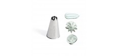 Douille Pâtisserie Rosette 9 mm Inox