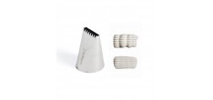 Douille Pâtisserie Ruban Etoilé 20 mm Inox
