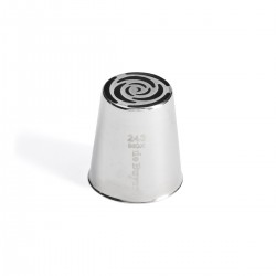 Douille Pâtisserie Russe Rose 10 Pétales n°243 Inox - De Buyer Douille Pâtisserie Russe Rose 10 Pétales n°243 Inox - De Buyer