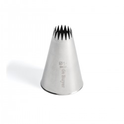 Douille Pâtisserie Couronne 14 mm Inox - De Buyer Douille Pâtisserie Couronne 14 mm Inox - De Buyer