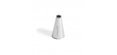 Douille Pâtisserie Couronne 8 mm Inox