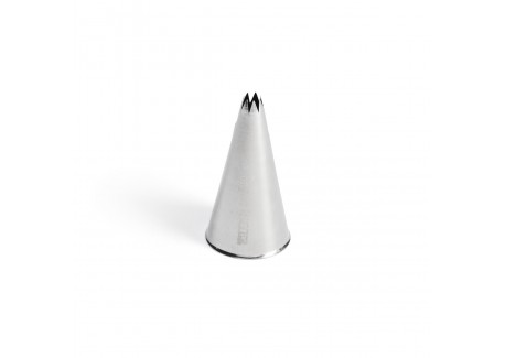 Douille Pâtisserie Etoile 6 mm B7 Inox - De Buyer