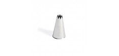 RVS Ster Spuitmondje 11 mm D8