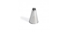 RVS Ster Spuitmondje 13 mm E6