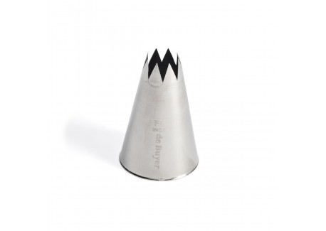 Douille Pâtisserie Etoile 18 mm F8 Inox - De Buyer