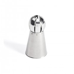 Douille Pâtisserie Froufrou Demi-Sphère Stries Fines Inox - De Buyer Douille Pâtisserie Froufrou Demi-Sphère Stries Fines Inox - De Buyer