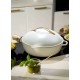Fabuleuse Poêle Anti-Adhésive 8 en 1 24 cm Blanc Meringue 3,4L  - Cookut