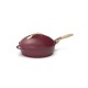 Fabuleuse Poêle Anti-Adhésive 8 en1 24 cm Bordeaux Rubis 3,4L - Cookut