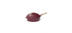 Fabuleuse Koekenpan met Antiaanbaklaag 24 cm Bordeaux Robijn 3,4L