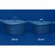 Incroyable Cocotte Anti-Adhésive 24 cm Bleu Myrtille 4,5 l - Cookut