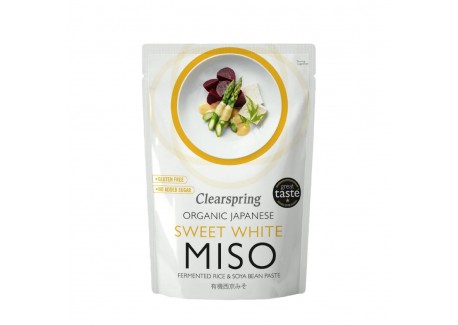 Pâte de Miso Blanc Bio Sweet White Shiro Miso 250 g - Clearspring