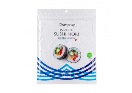 Zeewier Sushi Nori 7 Bladeren 17 g - Clearspring