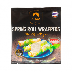 Rijstblaadjes voor Spring Rolls 20st 100 g - deSIAM Rijstblaadjes voor Spring Rolls 20st 100 g - deSIAM
