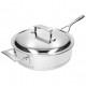 Silver 7 Sauteuse Basse Inox 28 cm 4,75 L avec Couvercle - Demeyere