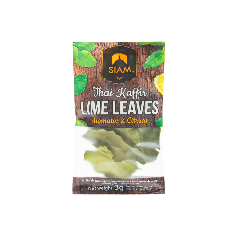 Feuilles de Citron Vert Kaffir Lime Leaves 3 g  - deSIAM