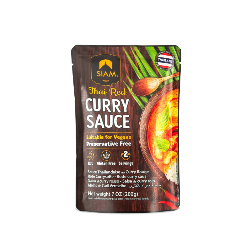 Sauce au Curry Rouge 200 g  - deSIAM