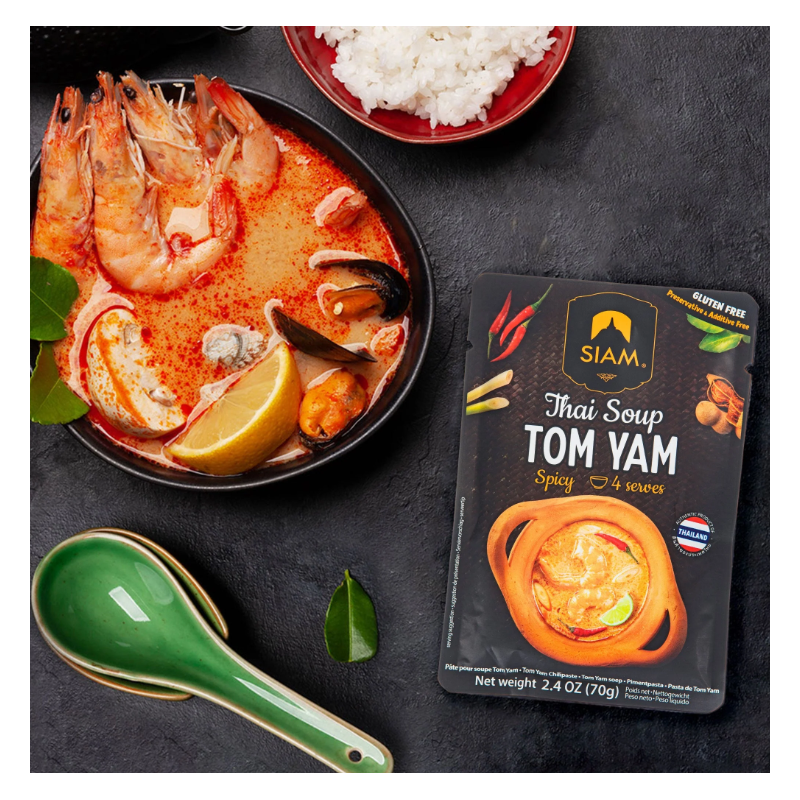 Pâte de Curry Soupe Tom Yam 70 g  - deSIAM