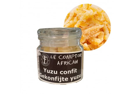 Gekonfijte Yuzu 45 g - Comptoir Africain