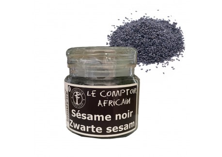 Sesamzaad Zwart 55 g - Comptoir Africain