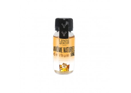 Arôme Alimentaire Naturel Rhum 50 ml - Patisdécor