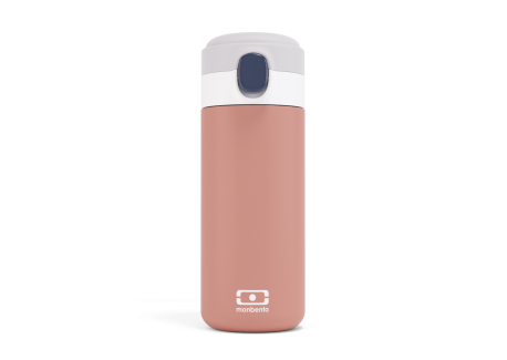 Pop Gourde Isotherme Rose Moka Inox 360 ml  - MonBento