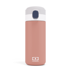 Pop Gourde Isotherme Rose Moka Inox 360 ml  - MonBento Pop Gourde Isotherme Rose Moka Inox 360 ml  - MonBento
