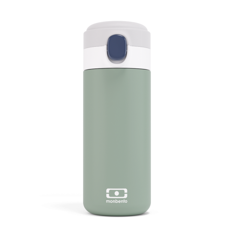 Pop Gourde Isotherme Vert Natural Inox 360 ml - MonBento