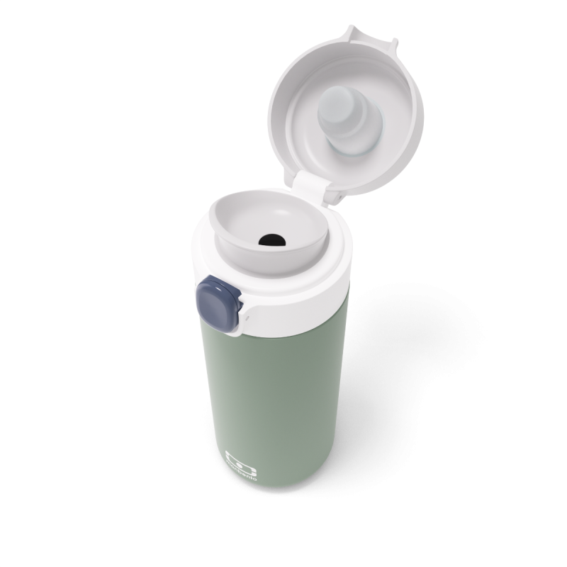 Pop Gourde Isotherme Vert Natural Inox 360 ml - MonBento