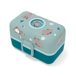 Tresor Bento LunchBox Kids Bleu Capy 800 ml  - MonBento Tresor Bento LunchBox Kids Bleu Capy 800 ml  - MonBento