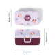 Tresor Bento LunchBox Kids Mauve Owly 800 ml - MonBento