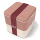 Square Bento LunchBox Moka Made in France 1,7 L - MonBento