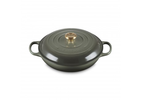 Lage Stoofpot 3,5 L Tijm Groen (30 cm) - Le Creuset