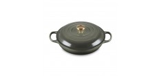 Cocotte Campagnard en Fonte 3,5 L Vert Thym (30 cm)