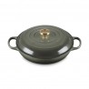 Cocotte Campagnard en Fonte 3,5 L Vert Thym (30 cm) 