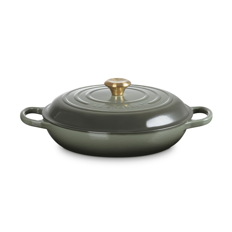 Cocotte Campagnard en Fonte 3,5 L Vert Thym (30 cm) - Le Creuset