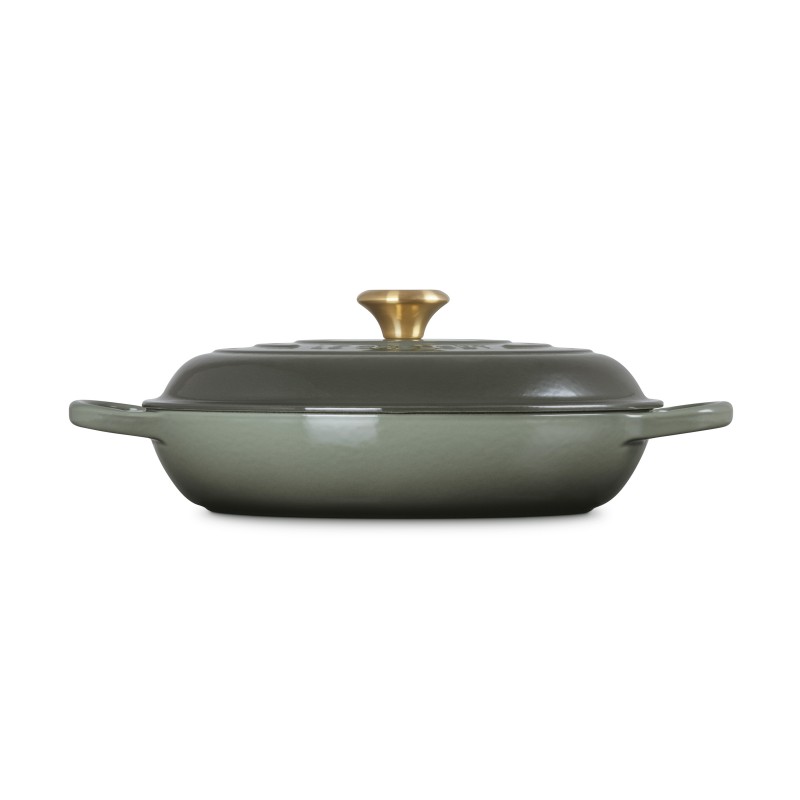 Cocotte Campagnard en Fonte 3,5 L Vert Thym (30 cm) - Le Creuset