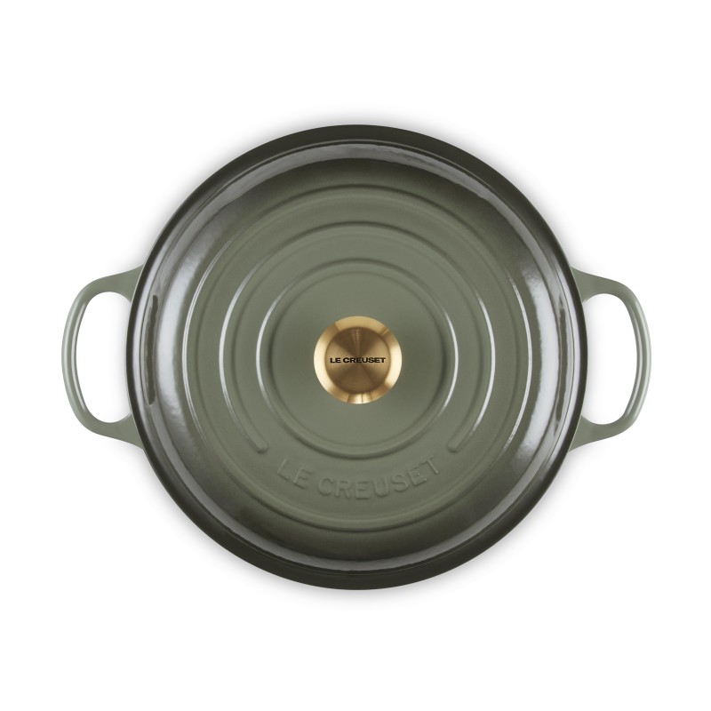 Cocotte Campagnard en Fonte 3,5 L Vert Thym (30 cm)  - Le Creuset