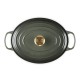 Cocotte Fonte Signature Ovale 6,3 L Vert Thym (31 cm)  - Le Creuset