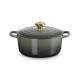 Cocotte Fonte Signature Ronde 4,2 L Vert Thym (24 cm)  - Le Creuset