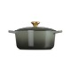Cocotte Fonte Signature Ronde 4,2 L Vert Thym (24 cm) - Le Creuset