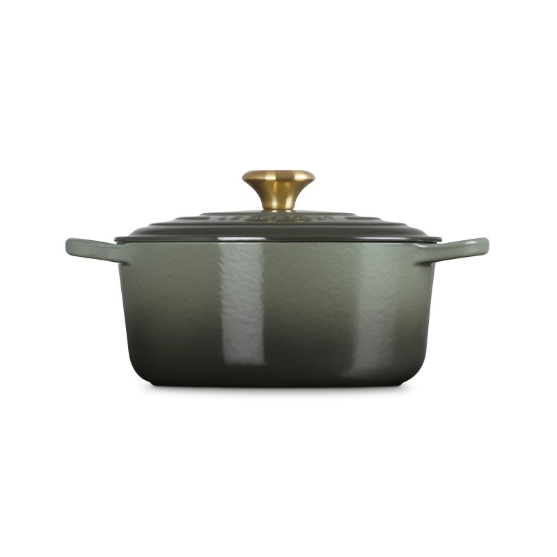 Cocotte Fonte Signature Ronde 4,2 L Vert Thym (24 cm) - Le Creuset