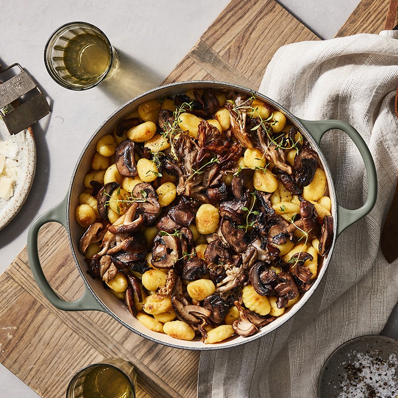 Cocotte Fonte Signature Ronde 4,2 L Vert Thym (24 cm)  - Le Creuset